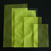カラー不織布・平袋　Lサイズ／マスカットグリーン