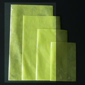 カラー不織布・平袋（片面透明タイプ）LLサイズ／マスカットグリーン