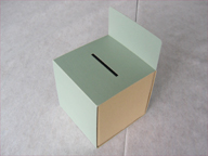 抽選箱兼アンケート回収箱の組み立て方9